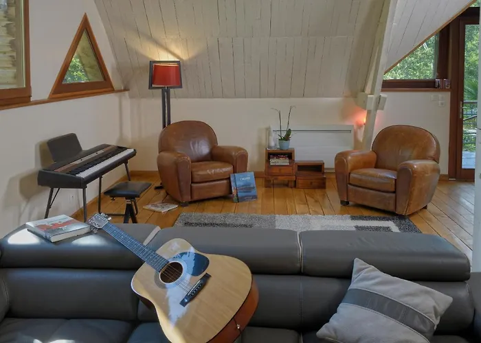 شقة Le Loft Moderne Et Chaleureux Avec Vue Verdoyante Soucelles